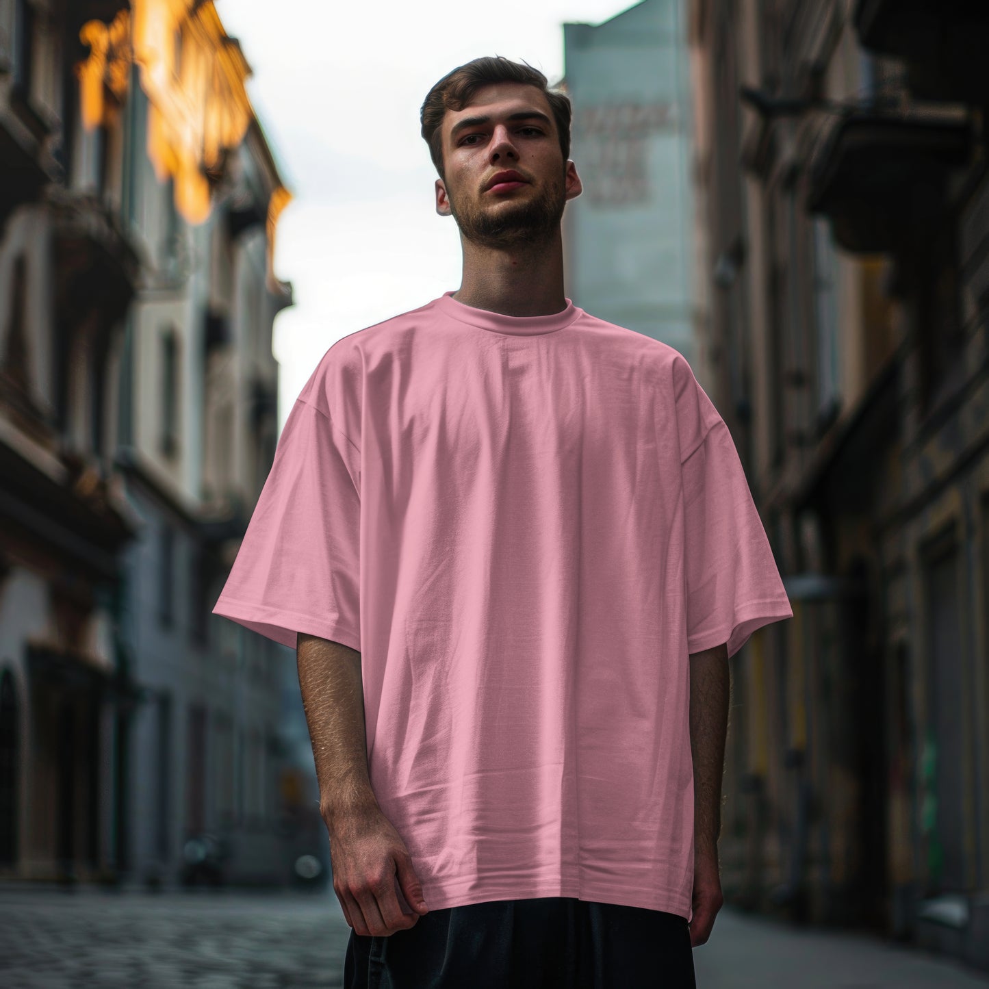 Terry Cotton Oversized T-Shirt – Soft, Unisex Fit
