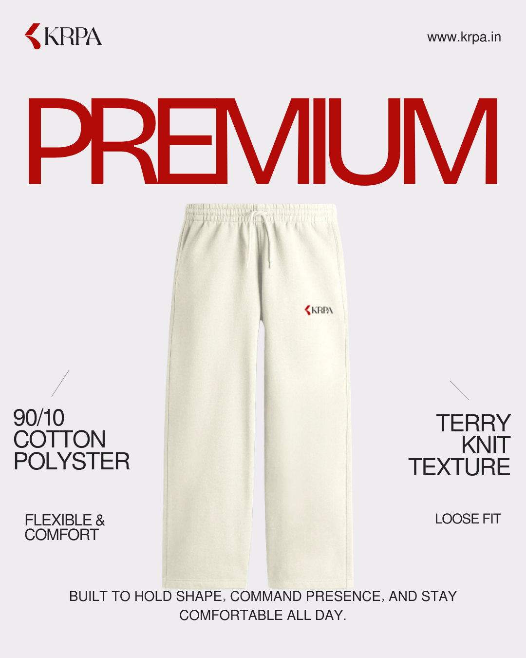 Krpa Relaxed Fit Unisex Sweatpants