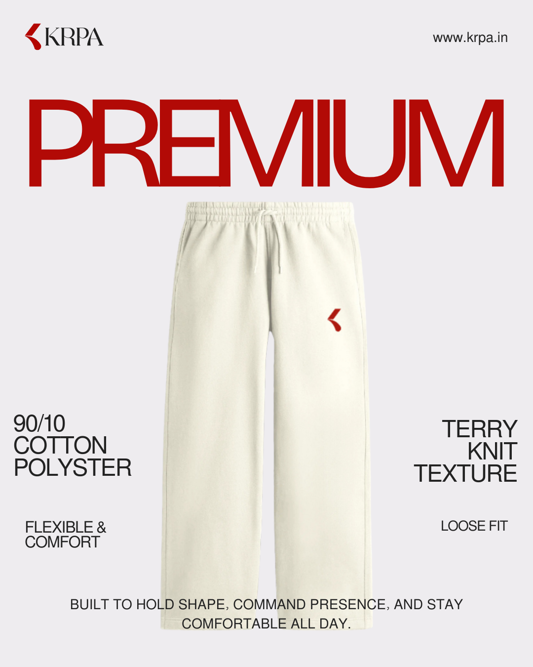 Krpa Relaxed Fit Unisex Sweatpants