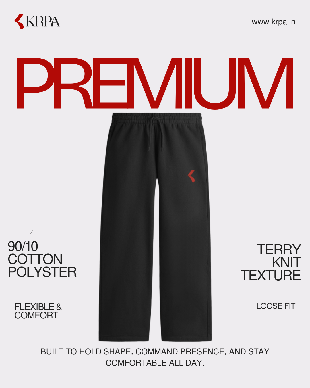 Krpa Relaxed Fit Unisex Sweatpants