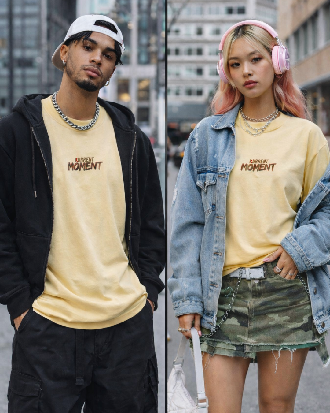 Kurrent Moment - Oversized Unisex T-Shirt