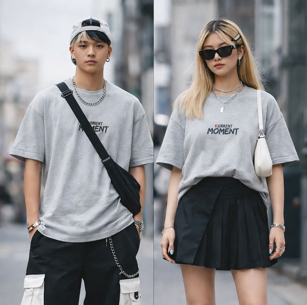 Kurrent Moment - Oversized Unisex T-Shirt