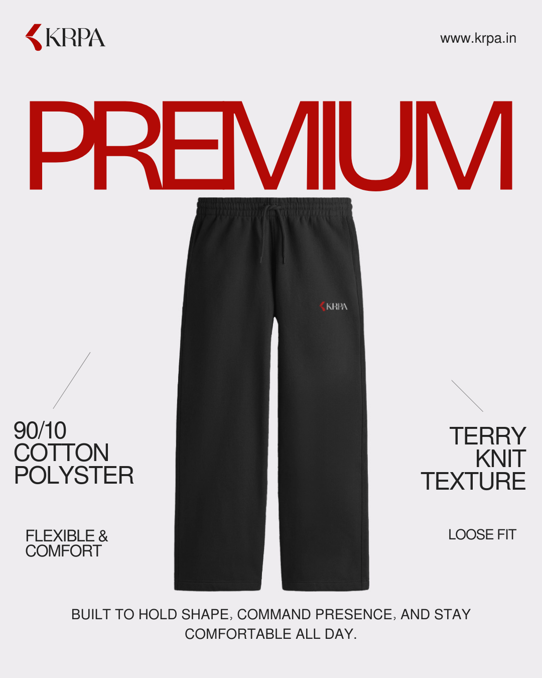 Krpa Relaxed Fit Unisex Sweatpants