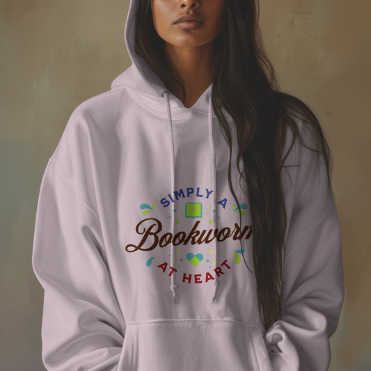 Bookworm Hoodie Unisex Fit
