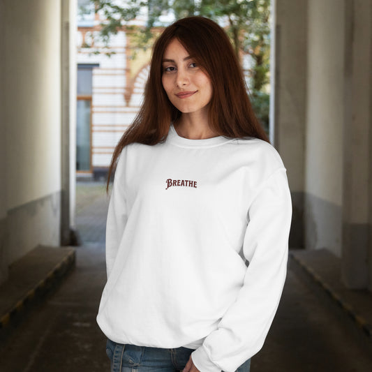 Breathe Embroidered Sweatshirt - Unisex Fit