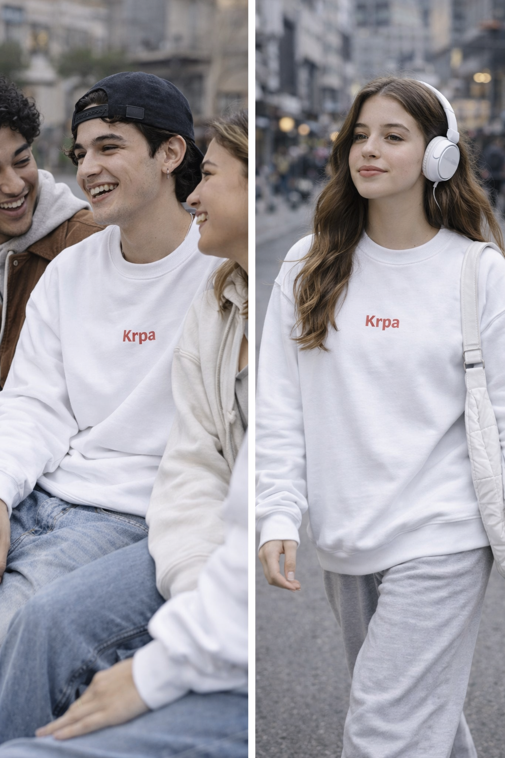 Krpa Oversized Unisex Sweatshirt