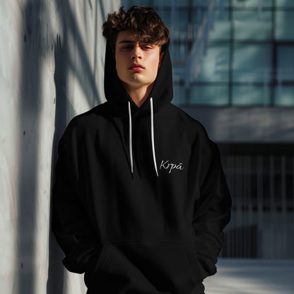 Cotton Oversized Embroidered Hoodie - Unisex Fit