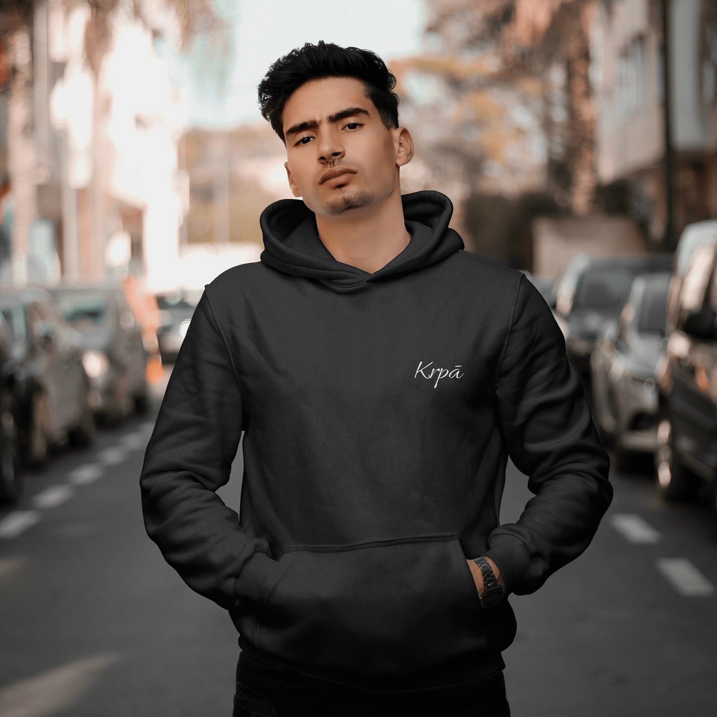 Cotton Oversized Embroidered Hoodie - Unisex Fit