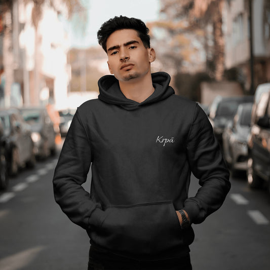 Cotton Oversized Embroidered Hoodie - Unisex Fit