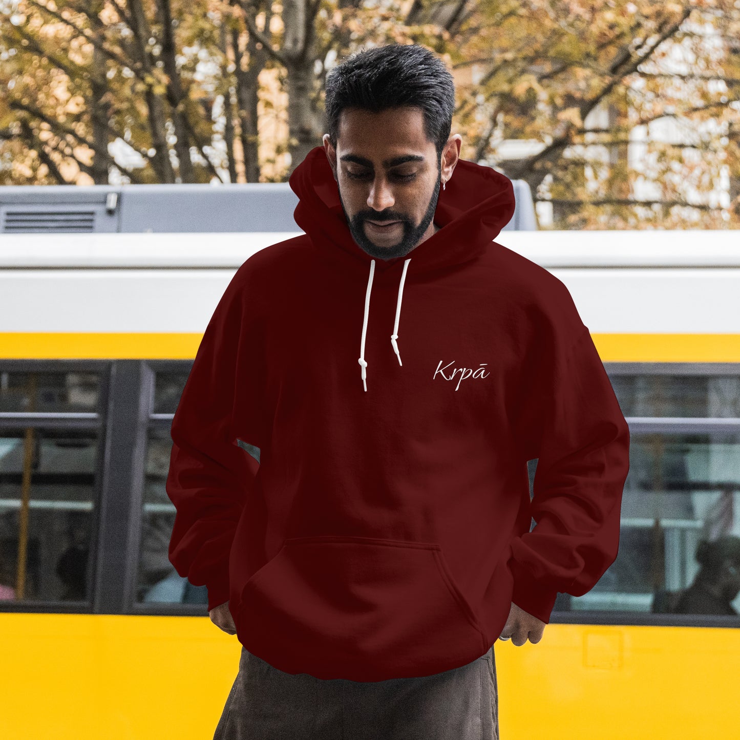 Cotton Oversized Embroidered Hoodie - Unisex Fit