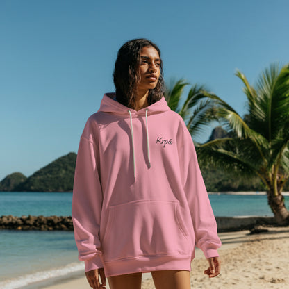 Cotton Oversized Embroidered Hoodie - Unisex Fit