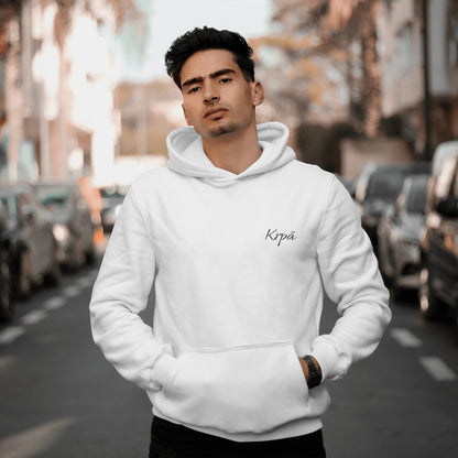 Cotton Oversized Embroidered Hoodie - Unisex Fit