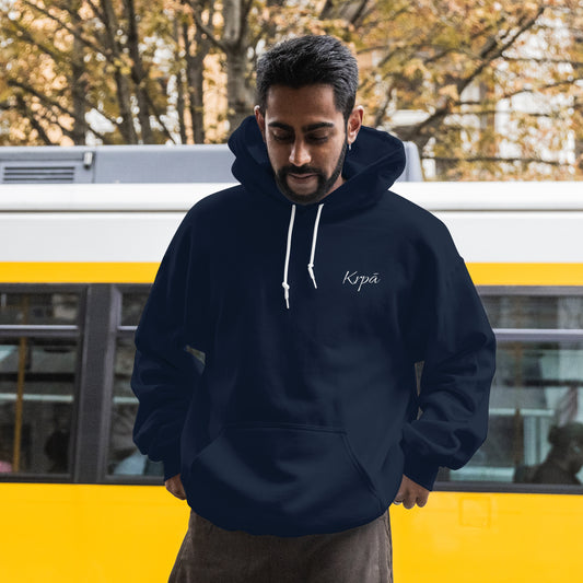Cotton Oversized Embroidered Hoodie - Unisex Fit