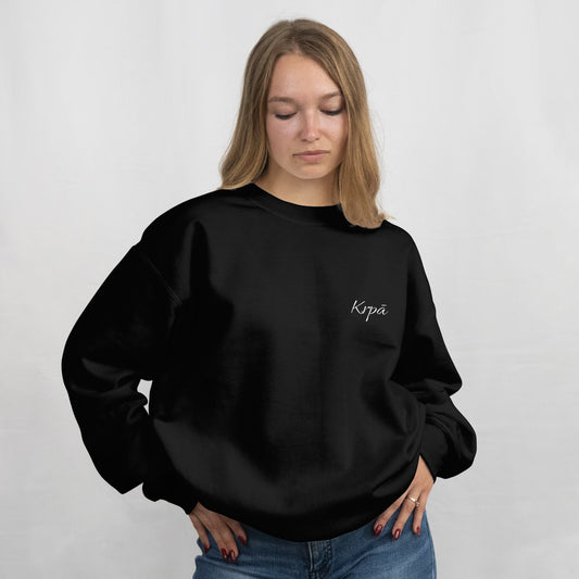 Oversized Embroidered Sweatshirt - Unisex Fit