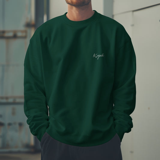 Oversized Embroidered Sweatshirt - Unisex Fit