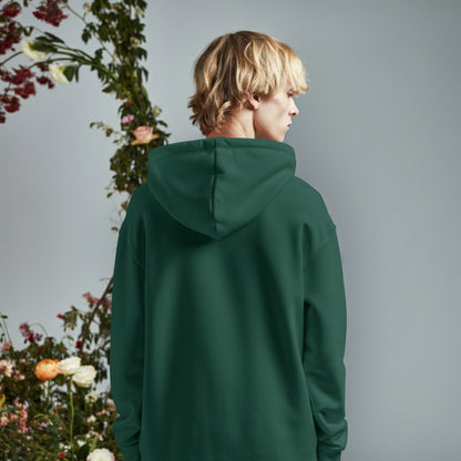 Cotton Oversized Embroidered Hoodie - Unisex Fit