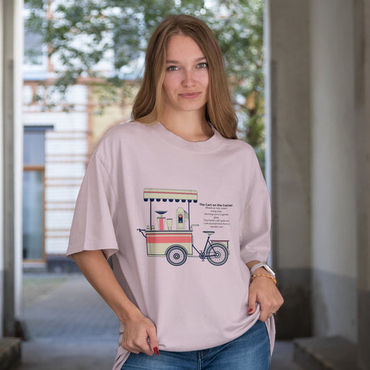Coffee Cart Cotton T-shirt - Unisex Fit