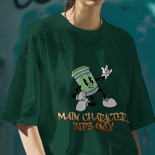 Main Character Cotton T-shirt - Unisex Fit