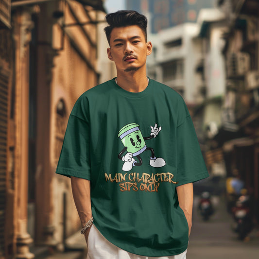 Main Character Cotton T-shirt - Unisex Fit