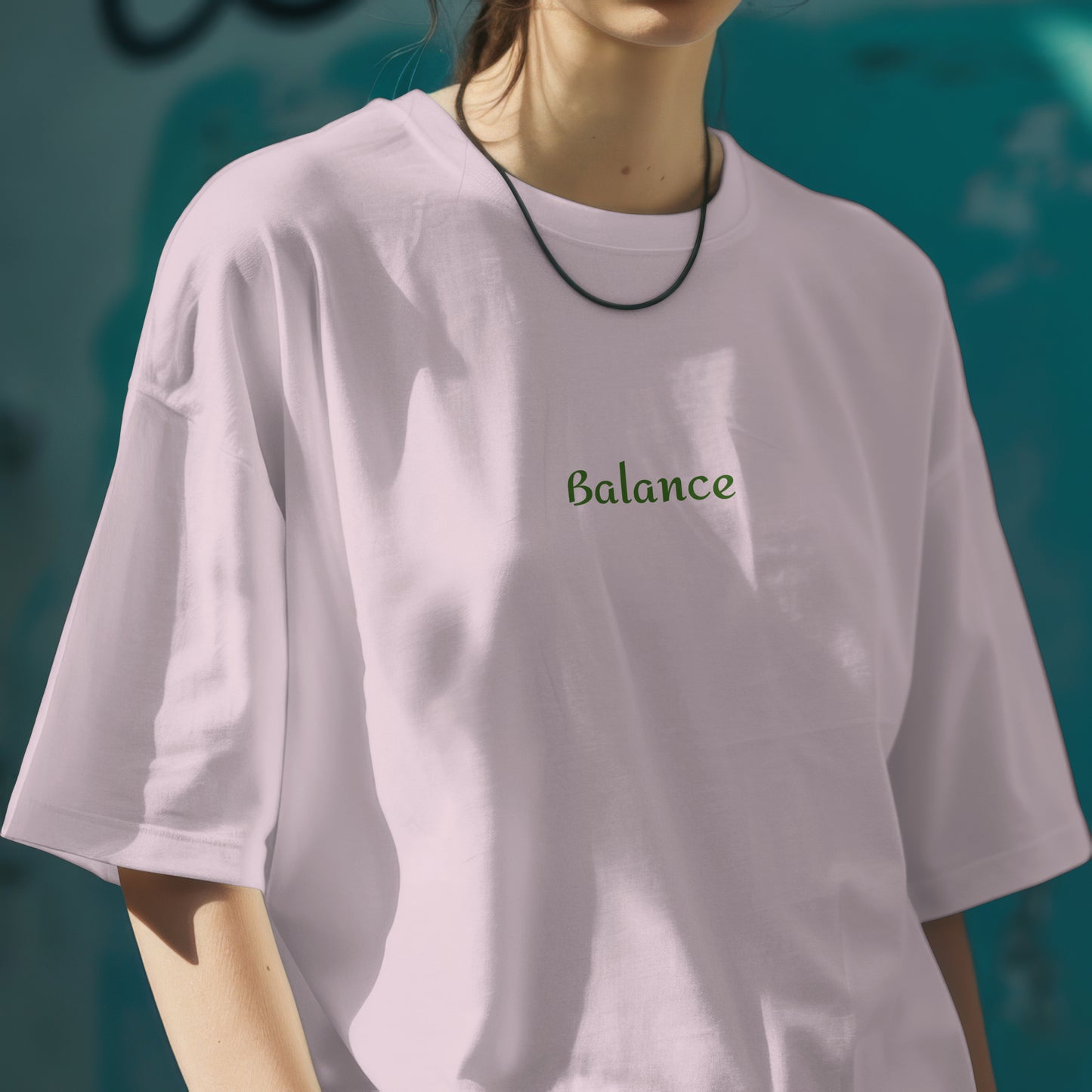 Balance Embroidered Cotton T-shirt - Unisex Fit
