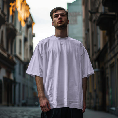 Terry Cotton Oversized T-Shirt – Soft, Unisex Fit