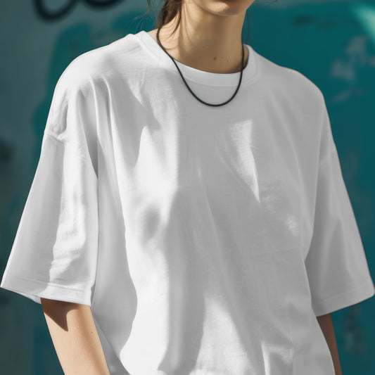 Terry Cotton Oversized T-Shirt – Soft, Unisex Fit