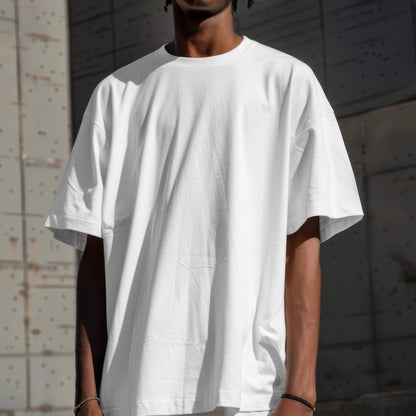 Terry Cotton Oversized T-Shirt – Soft, Unisex Fit