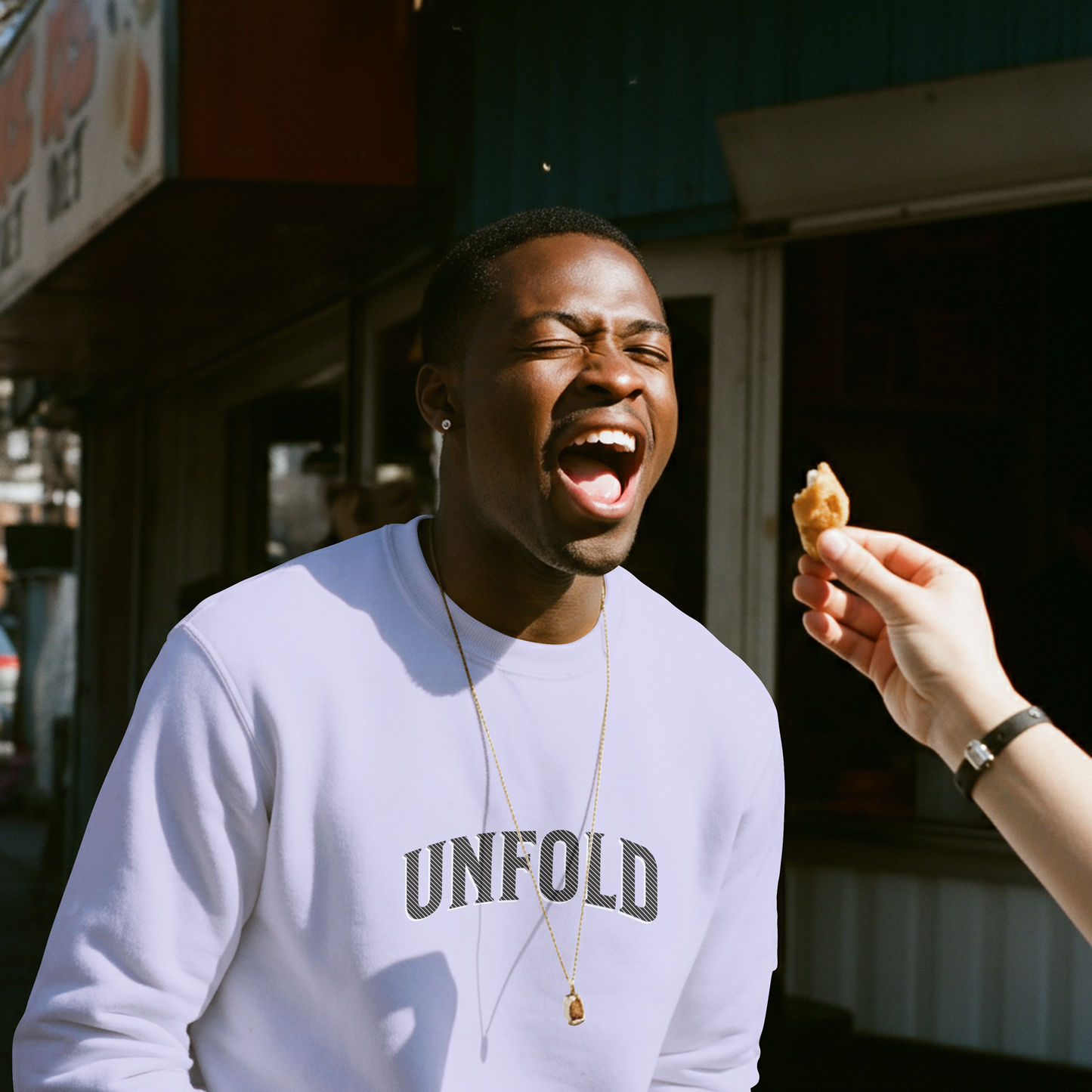 Unfold Unisex Oversized Sweatshirt