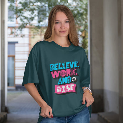 Believe & Rise Cotton T-shirt - Unisex Fit