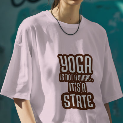 Yoga is a State Cotton T-shirt - Unisex Fit