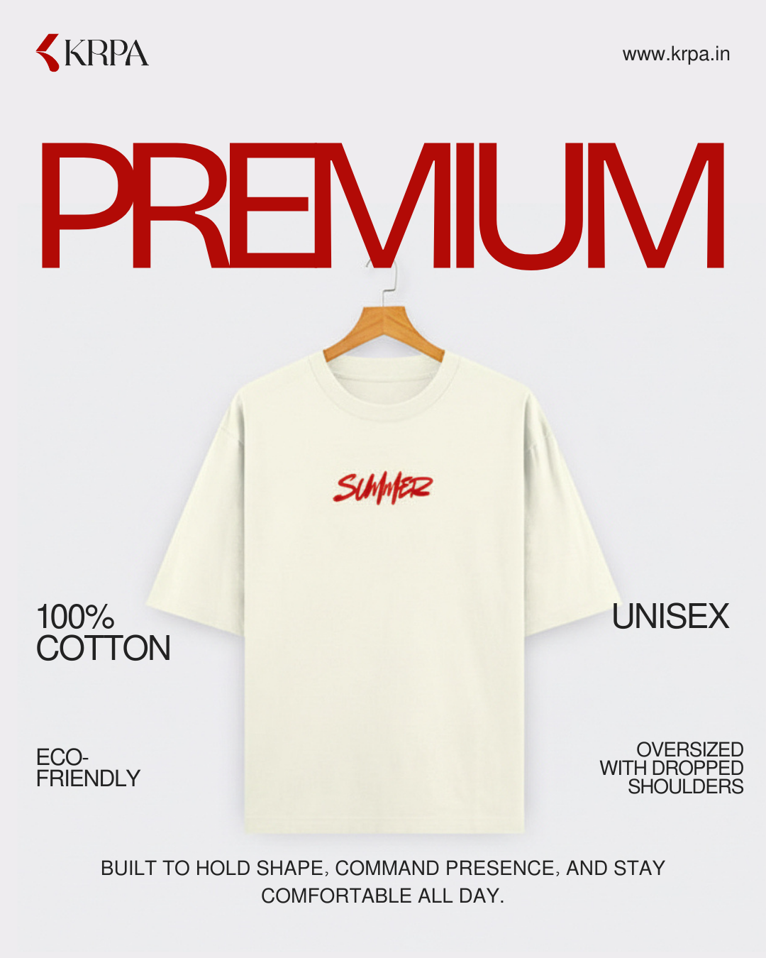 Off White Oversized T-Shirt