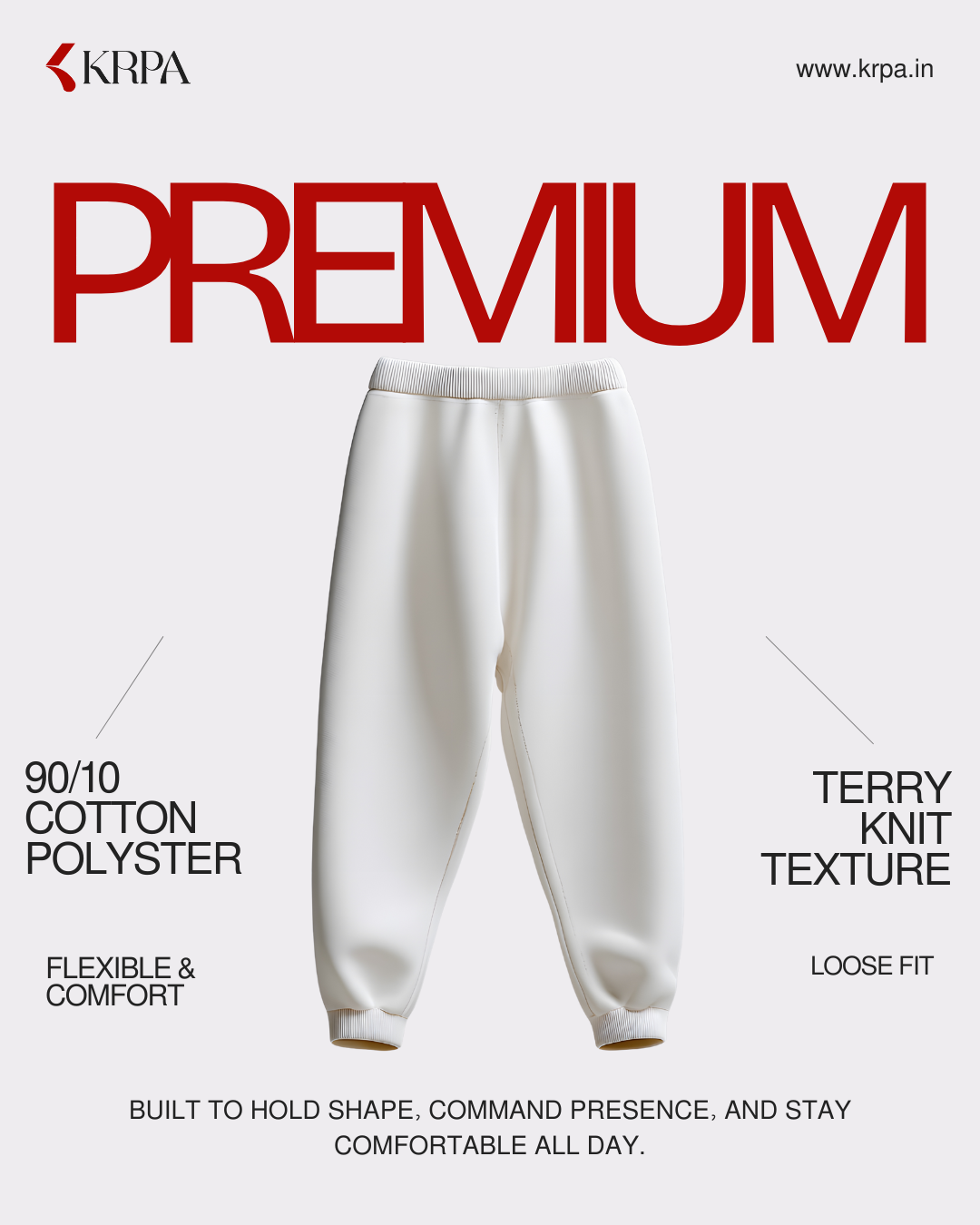 Krpa Relaxed Fit Unisex Sweatpants