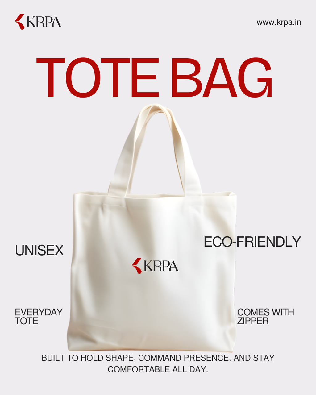Krpa Essential Unisex Tote Bag
