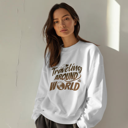 Travelling Around World Sweatshirt - Unisex Fit