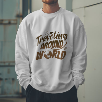 Travelling Around World Sweatshirt - Unisex Fit